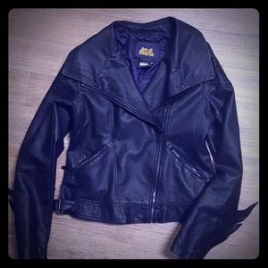 Batgirl/Batman Faux Leather jacket
